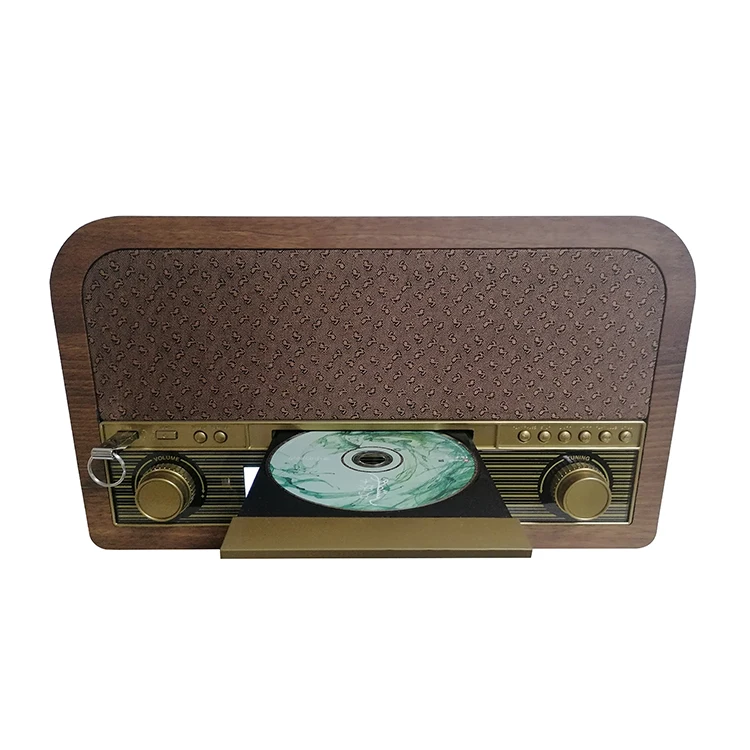 Vintage Wooden Home Radio Electronics Retro Radio Usb/tf/mp3 Sw Am Fm Portable Radio Built-in Mini Speaker