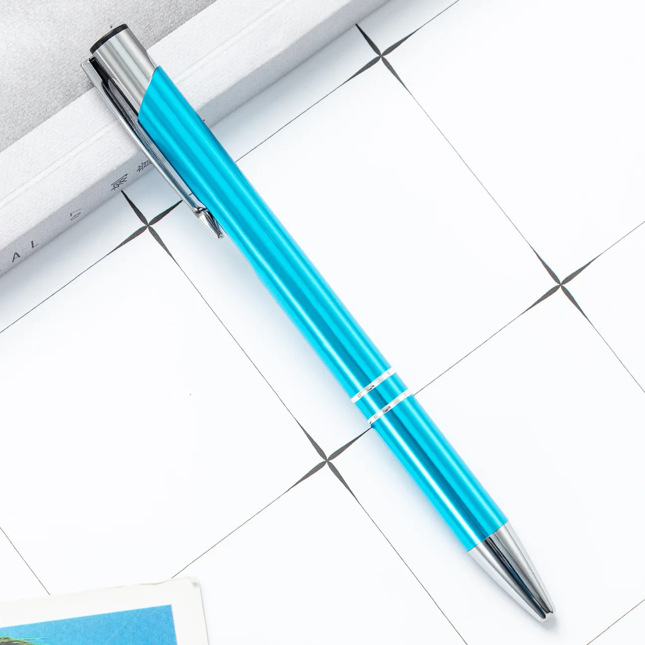 Wholesale Luxury Promotional Metal Ball Pen With Logo Customized Ballpoint Pen Engraving Personalized Gift Metal Ball Pen