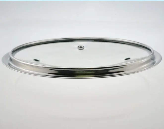 Non Stick Wok Pan Glass Cover Cookware Glass Lid  for Pots and Pans