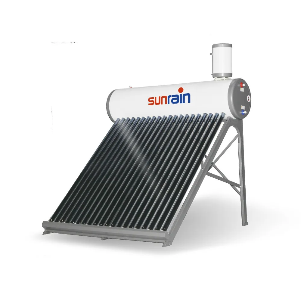 Solar keymark Pre-heated pressurized factory price copper coil solar water heater pre-heated heat exchanger solar heater system