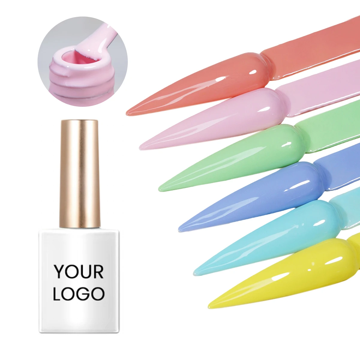 New Summer Season HEMA Free Odorless Vegan Nail Gel Varnish Semi Permanent Soak Off UV LED Gel Polish Color Set