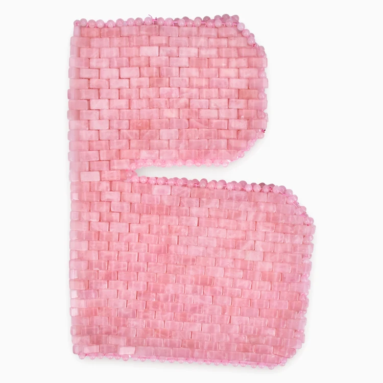 Skin care products anti-aging reusable rose quartz jade neck shoulder mask