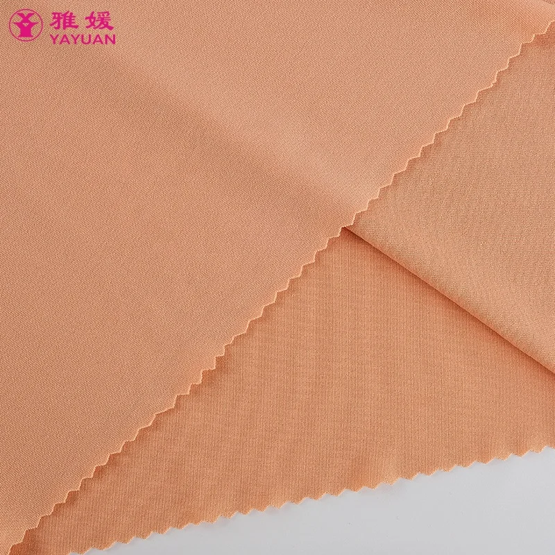 Factory Direct Sales Stretch Breathable Milk Silk Fabric 91 Polyester 9 Spandex Sleepwear T-shirt Knitted Fabric