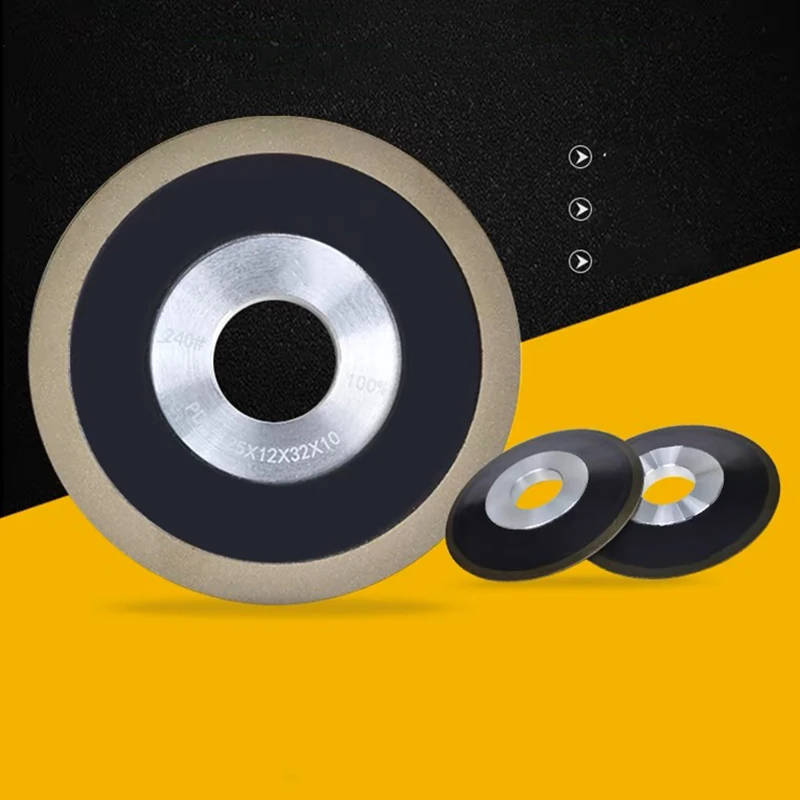 Professional grade 100 concentration diamond single beveled edge alloy blade saw blade serrated tungsten steel grinding wheel
