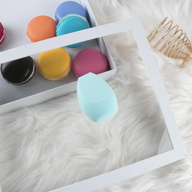 Low MOQ Private Label Custom Logo Latex Free Super Soft Pink Wholesale Hydrophilic Beauty Sponge Make Up Makeup Sponge Blender
