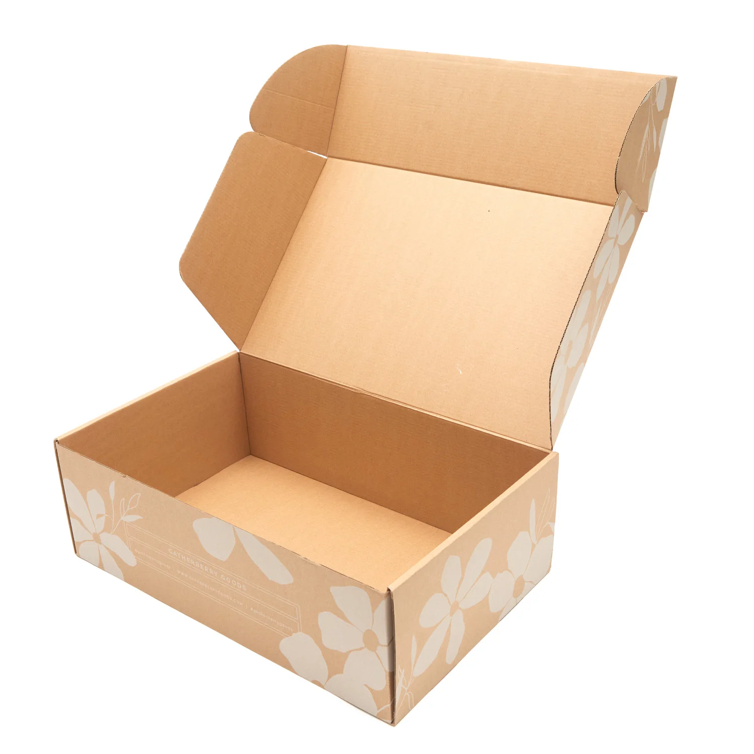 High Quality Custom Kraft Paper Corrugated Box with Silk Printing of Your Own logo
