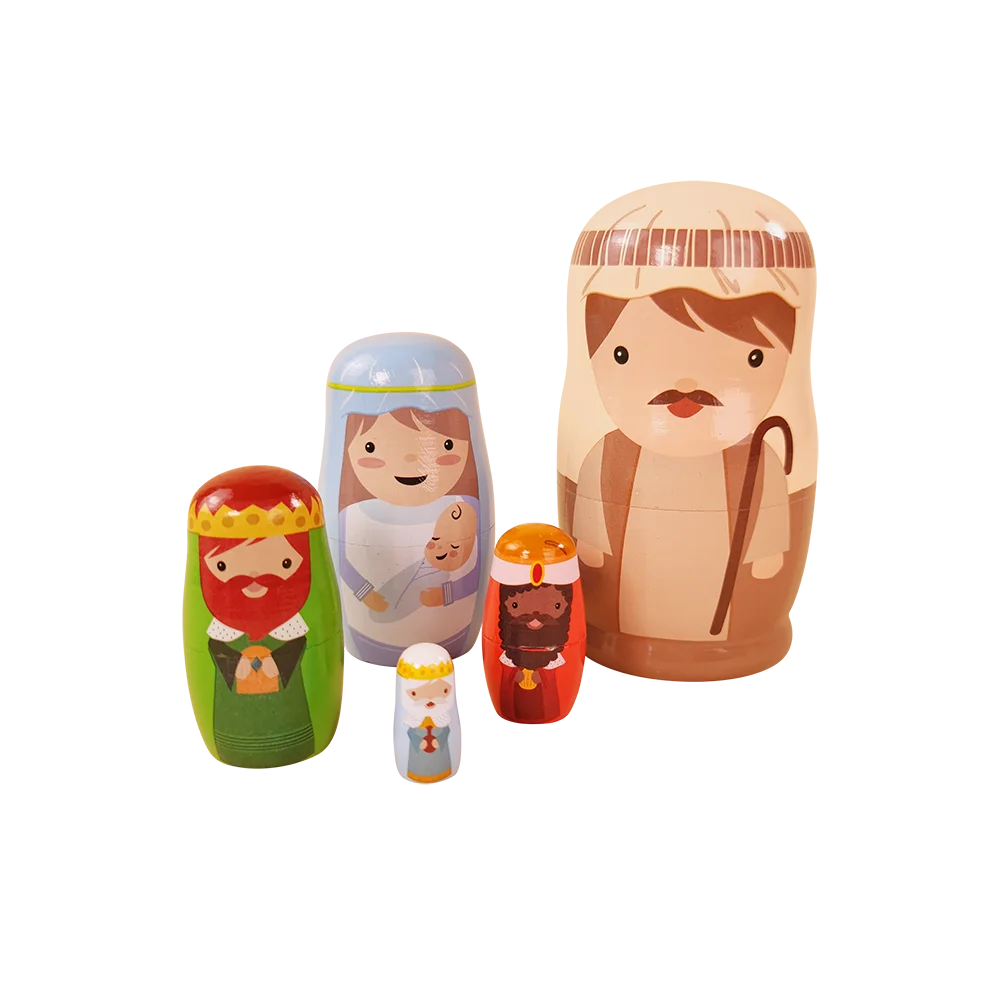 new custom Russian doll matryoshka Promotion gif toy Traditional Hand Painted russian matryoshka dolls