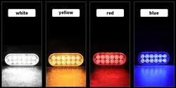 Universal 12 LED Side Marker Lights Super Bright Ultra Slim Front Rear Interior Tail Light width lamp For auto truck
