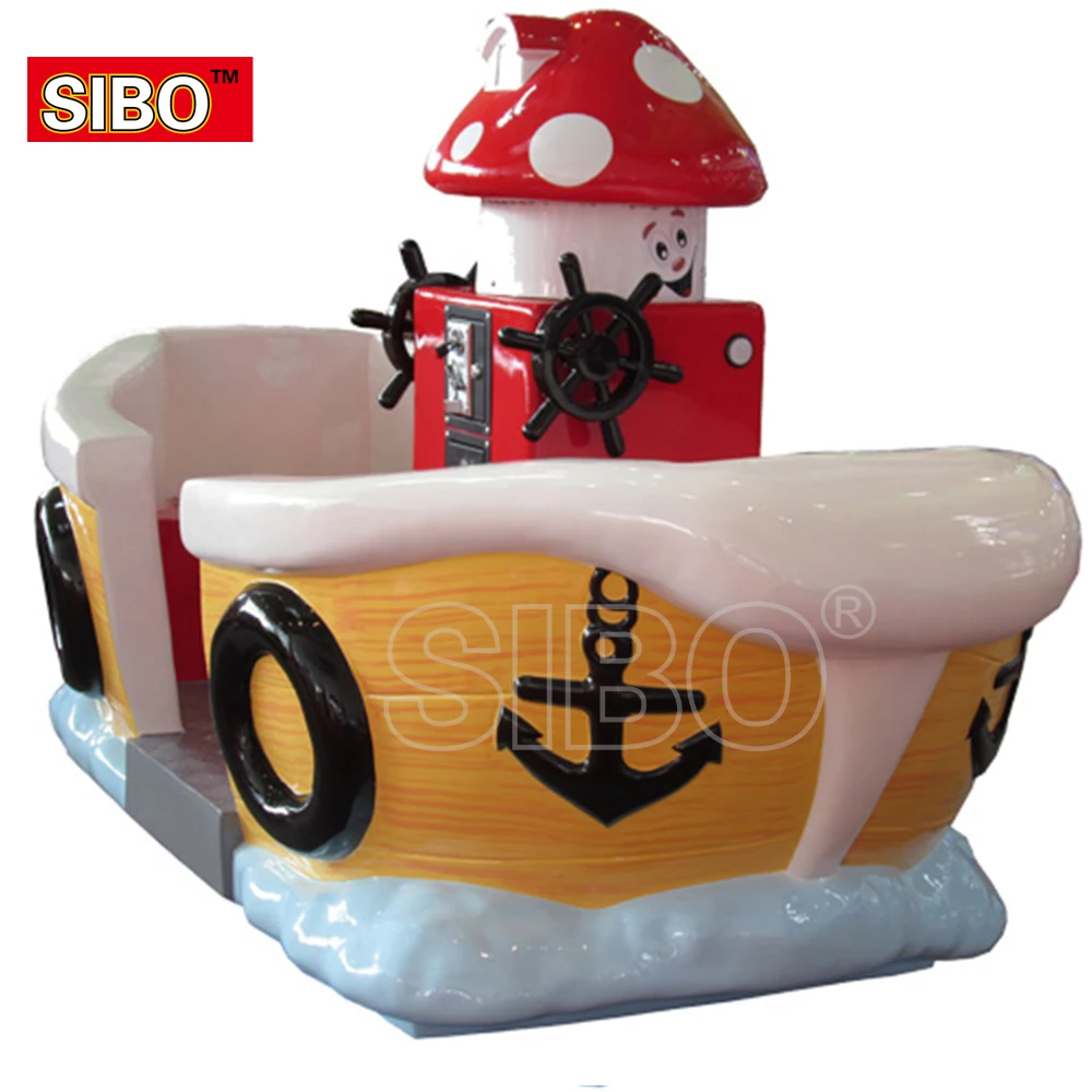 Amusement park coin operated kiddie rides,kids electric boat for sale