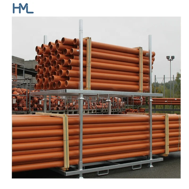 Промышленный Портативный Съемный Стальной Штабелируемый поддон с вилочным погрузчиком