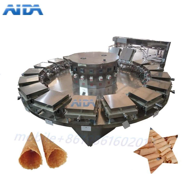 Professional Rolled Cone Making Machine Egg Roll Equipment