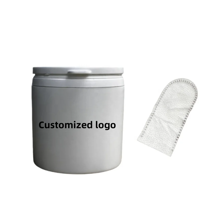 Wholesale Disposable Pet Finger Wipes 50or55 Pieces/Box Eye&Ear&Dental Pet Cleaning Glove Wipes For Cats And Dogs