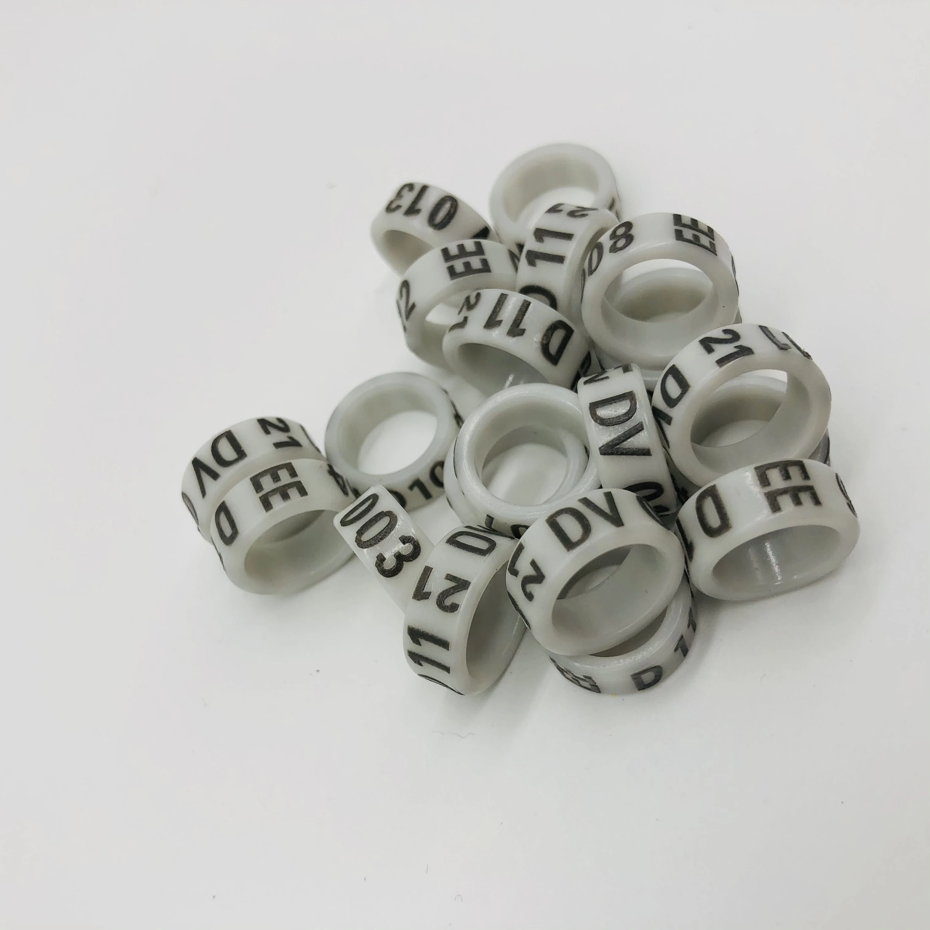 New luminous multi size pigeon rings for sale Pigeon Feet Ring rings for pigeon