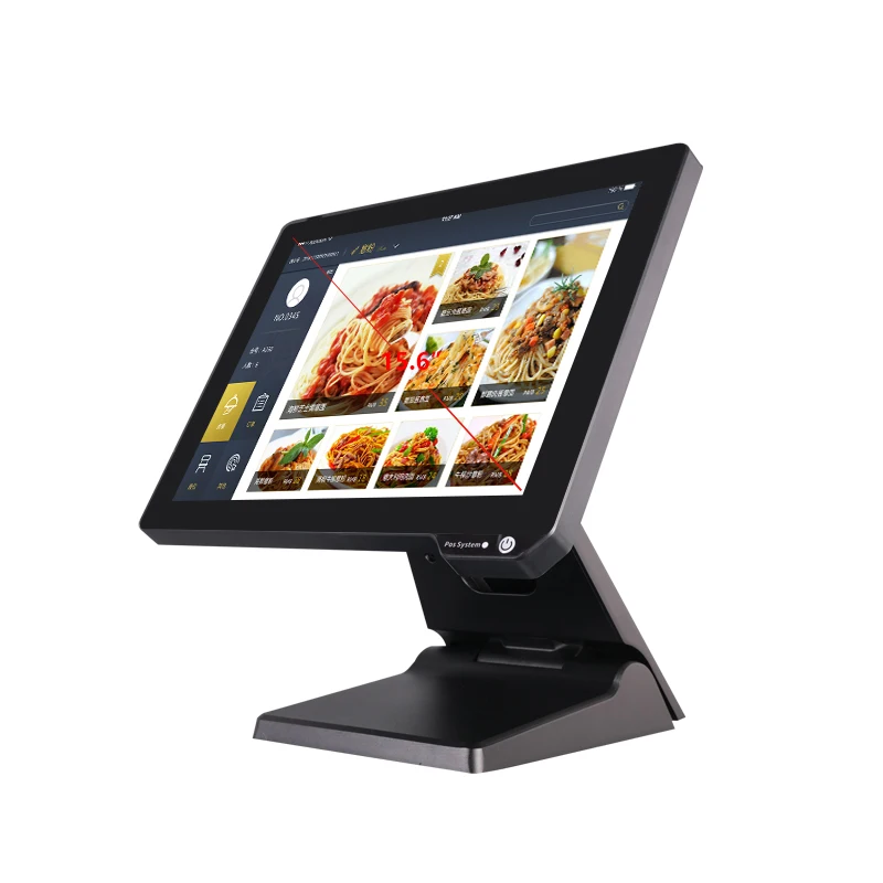 15 inch fold single screen Pos All-in-one Cash Register Capacitive Win 10 Pos Terminal Pos Point Of Sale System For Bakery