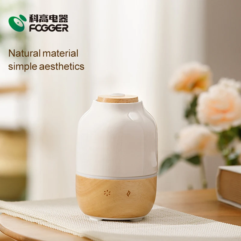 130ml Diffuser Bottle Difusers Flower Oil Vase Ultrasonic Warm Mist Aromatherapy Disc Ceramic Humidifier