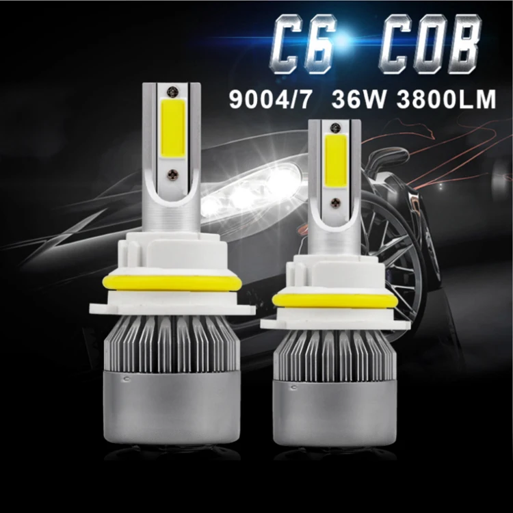 
Manufacturer auto parts led headlight C6 36W 3800 lumens car led headlight,led light car headlight h1 h7 880 led car head lamp 
