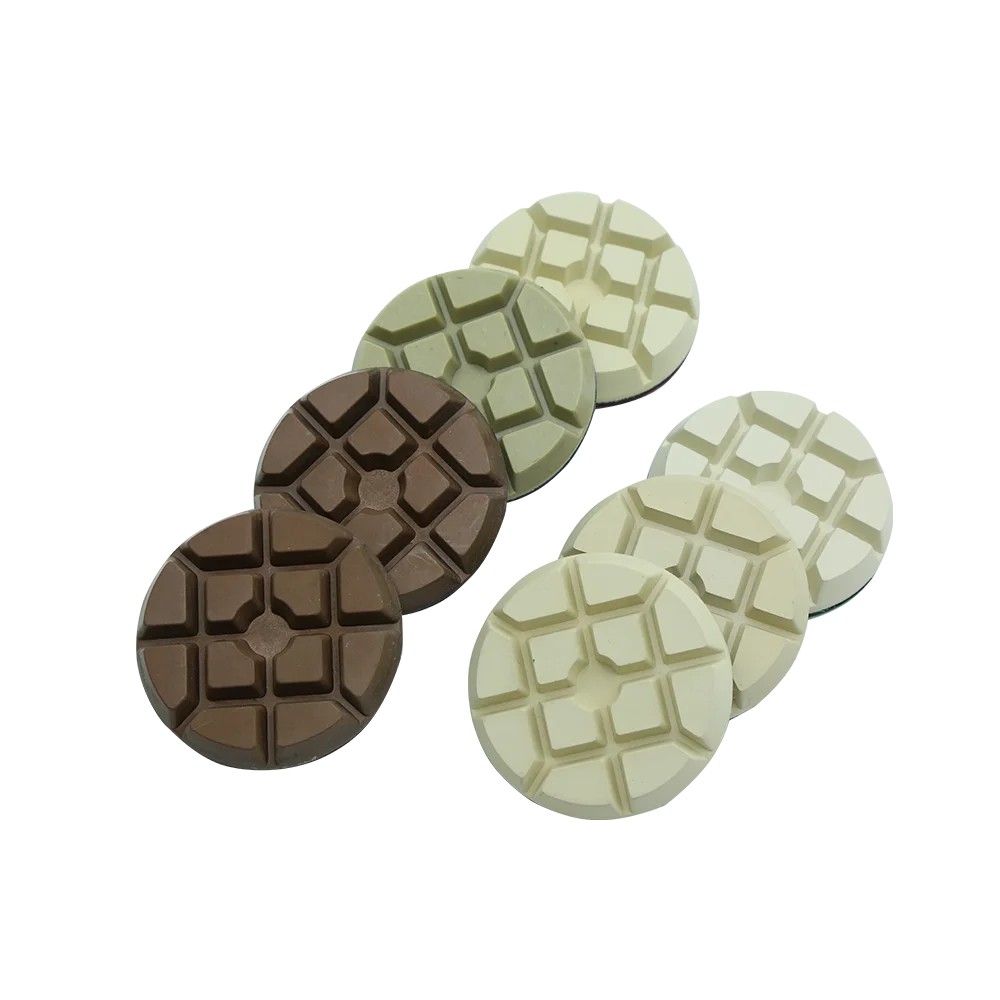 professional factory direct 3 inch wet dry inflexible resin ceramic granite concrete floor polishing pads
