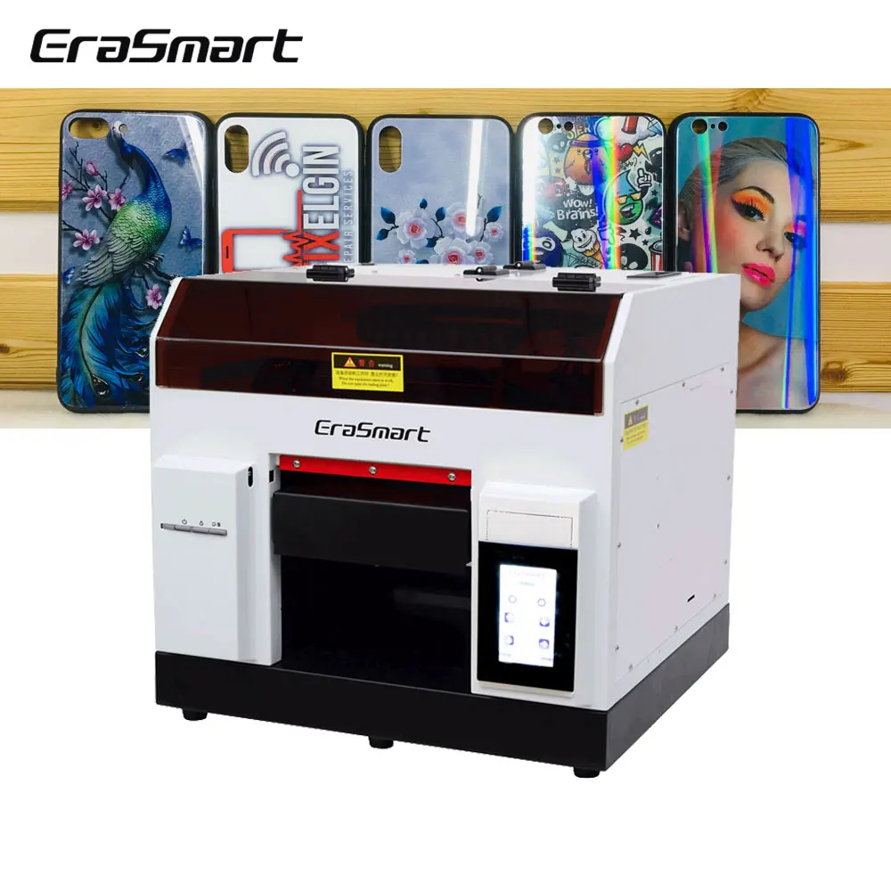 Erasmart Mini Impresora L800 Head Inkjet Printer Digital Printing Machine A4 Uv Printer For Phone Case