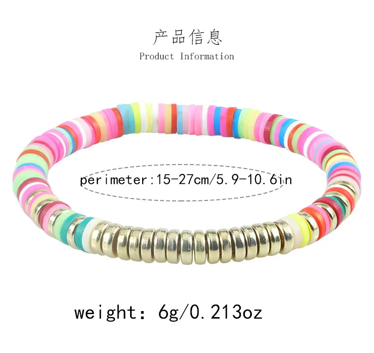 Taylor Bracelets Singer Inspired Friendship Set for Women Clay Beads Bracelet for Swiftie Fans Summer Bohemian Bracelet