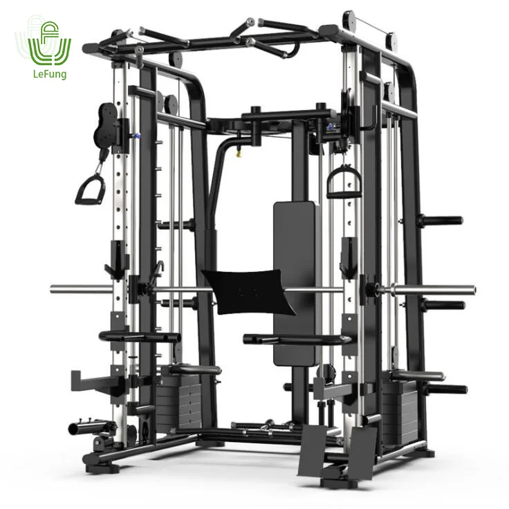 All In One Gym Smith Machine 2023 Professional Multi Functional Weight Lifting Training Smith Machine Power Cage Squat Rack