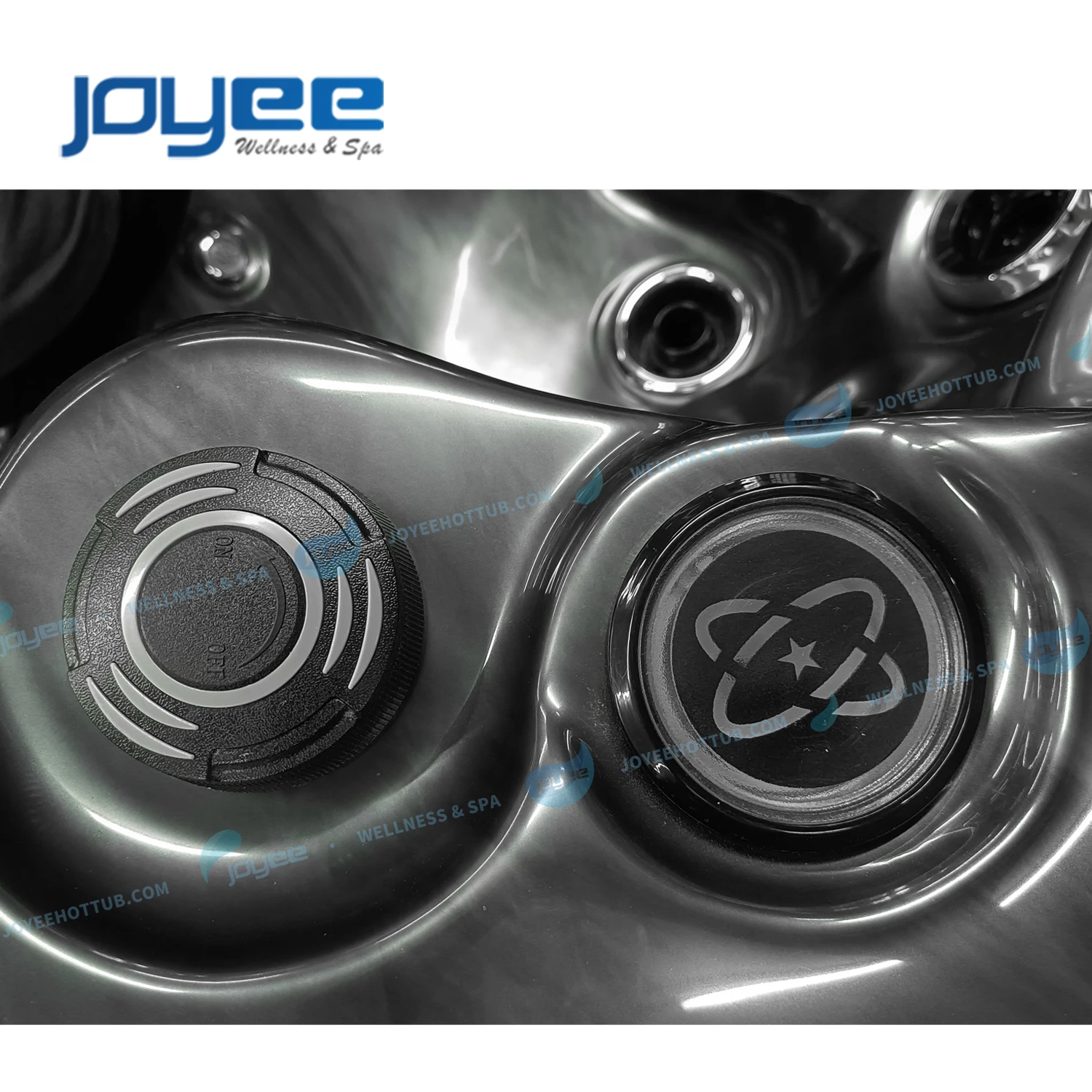 JOYEE 2024 European design luxury 5 Person hydro whirlpool balboa swim spa outdoor hot tub spa with Jacuzzier function