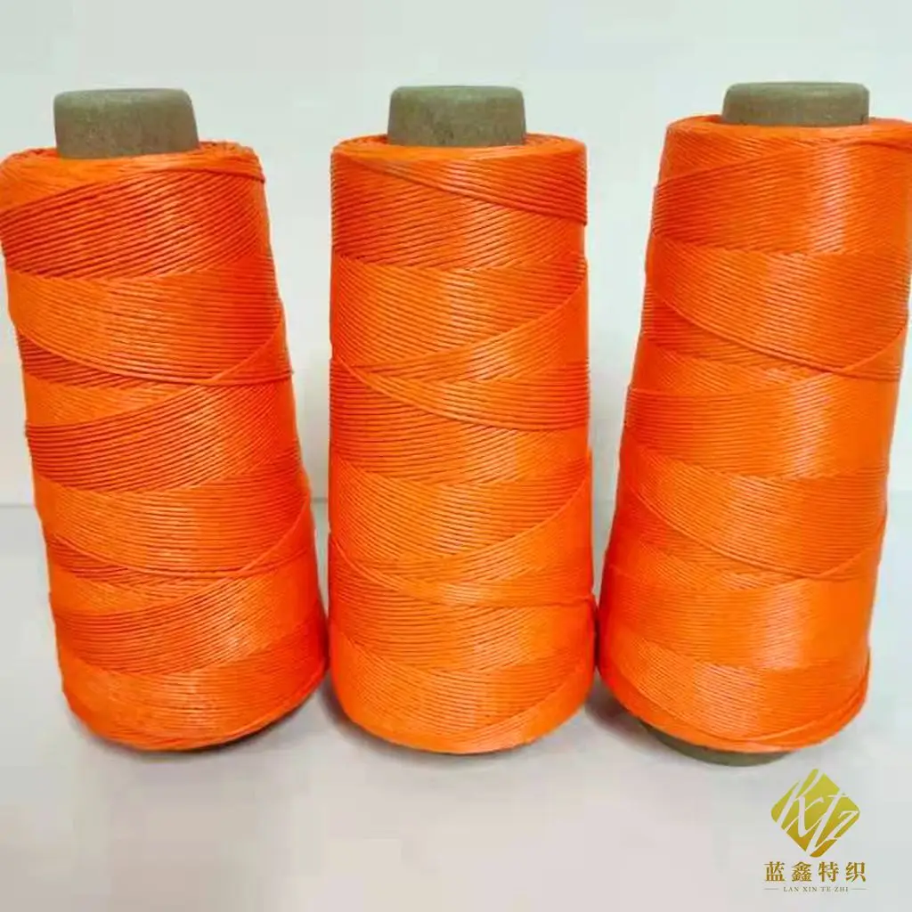Factory Design Nice-looking 1600D Uhmwpe Fiber Filament Twisted Yarn 1600D Orange Dyneemas Fiber Twisting UHMWPE Twisted Thread