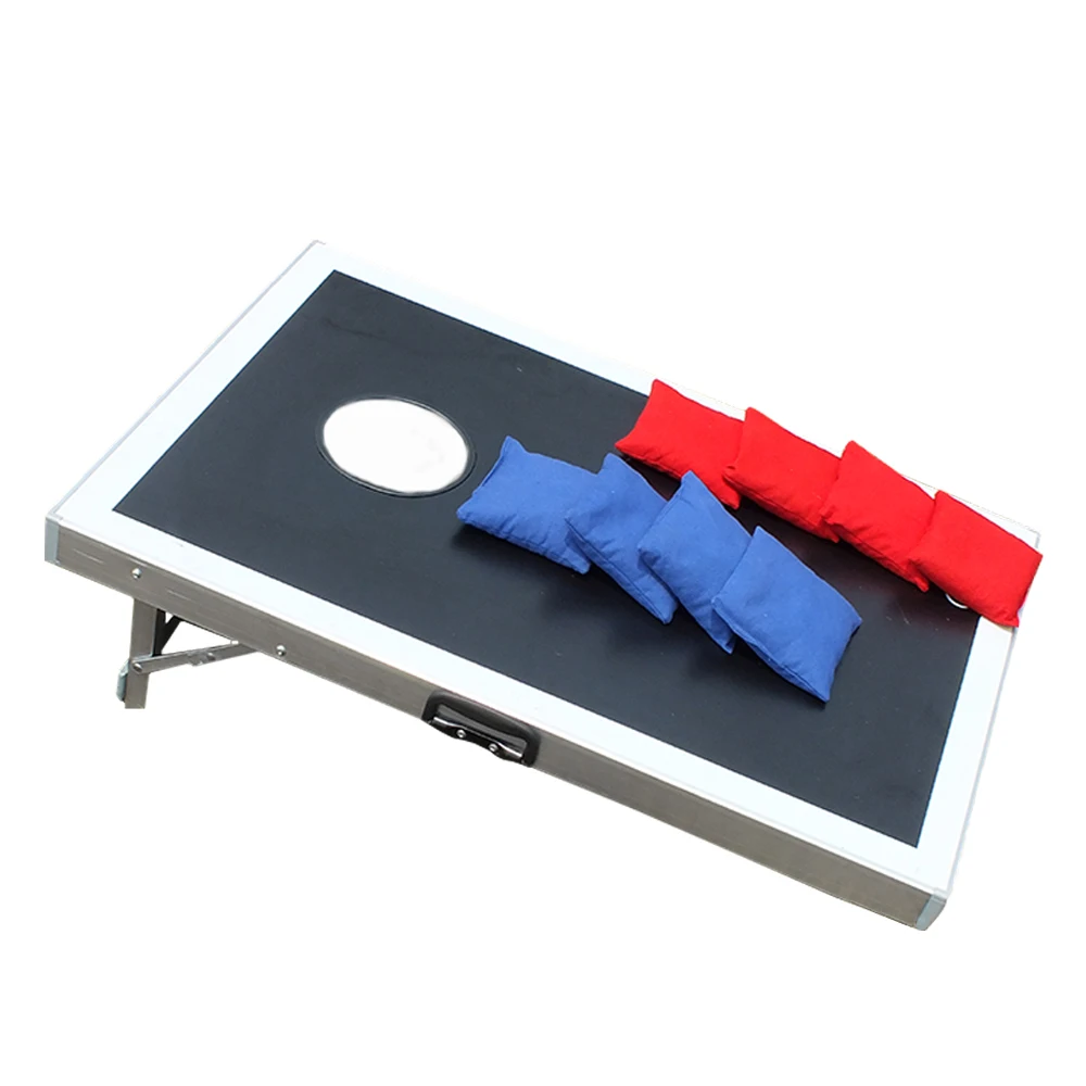 The aluminum foldable cornhole game set scoreboard boards printer