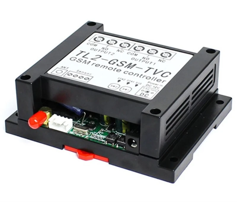 30A Load Electrical Appliances Remotely Turning On/Off GSM Remote Controller Switch 1/2 Output Relay with Temperature Sensor