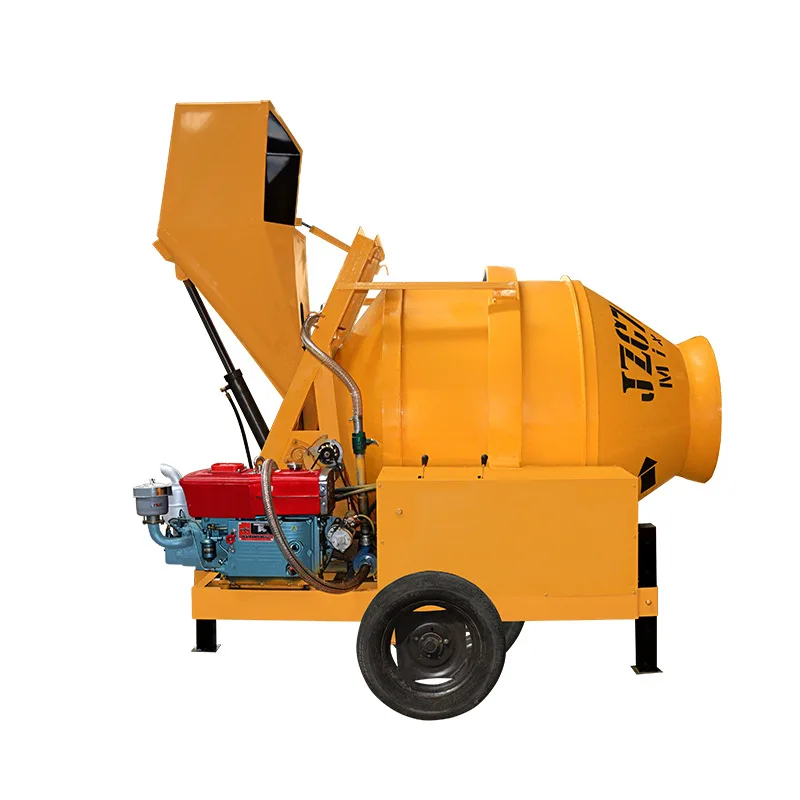 Portable Diesel large capacity concrete mixer 1 cubic meters concrete mixer 5 yard concrete mixer