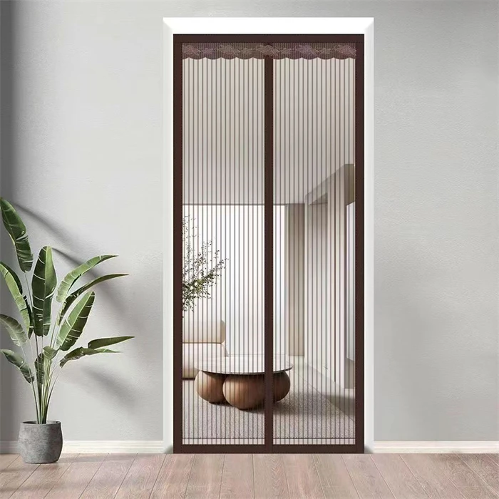 Shandong manufacturer Magnets door curtain  Fly Anti Mosquito Magnetic Soft Screen door curtain