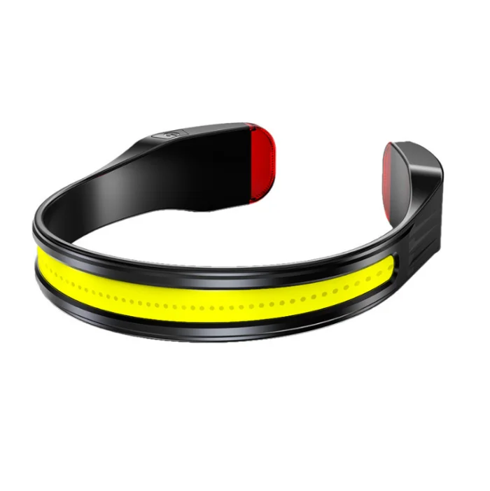 sensor on/off COB super bright headlight rechargeable led headlamp waterproof head torch with red light option 3 Light Modes