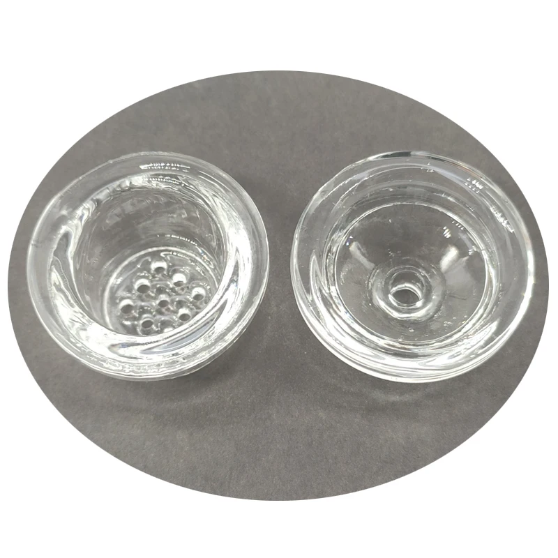 Replacement  Glass Clear Bowl for Silicone Smoking Pipe
