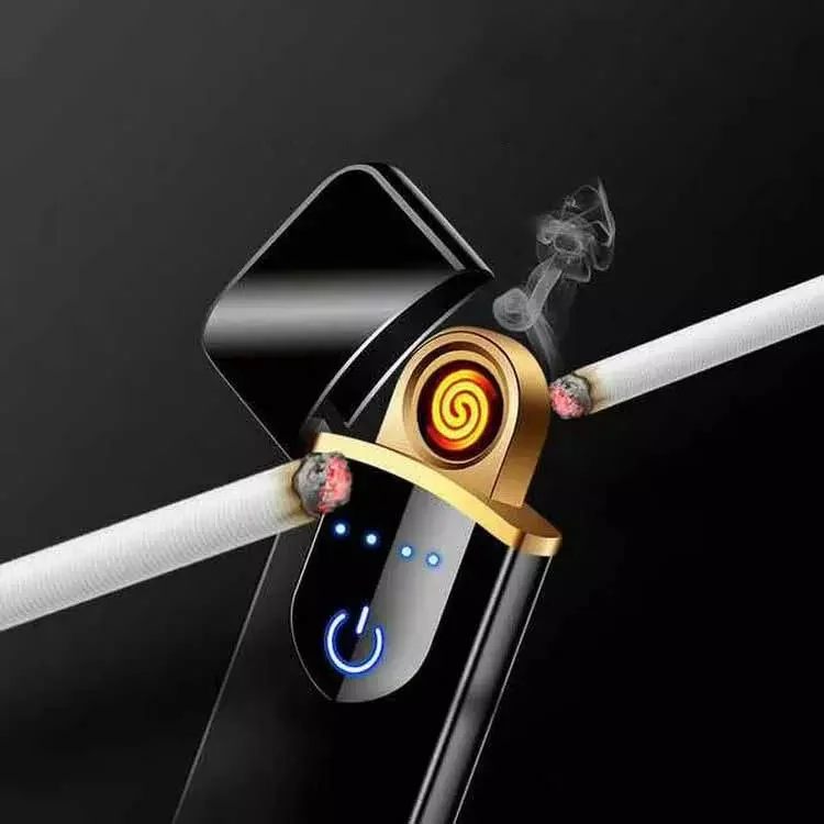 71 Электронная USB-зажигалка с индивидуальным логотипом беспламенные аксессуары для курения зажигалка