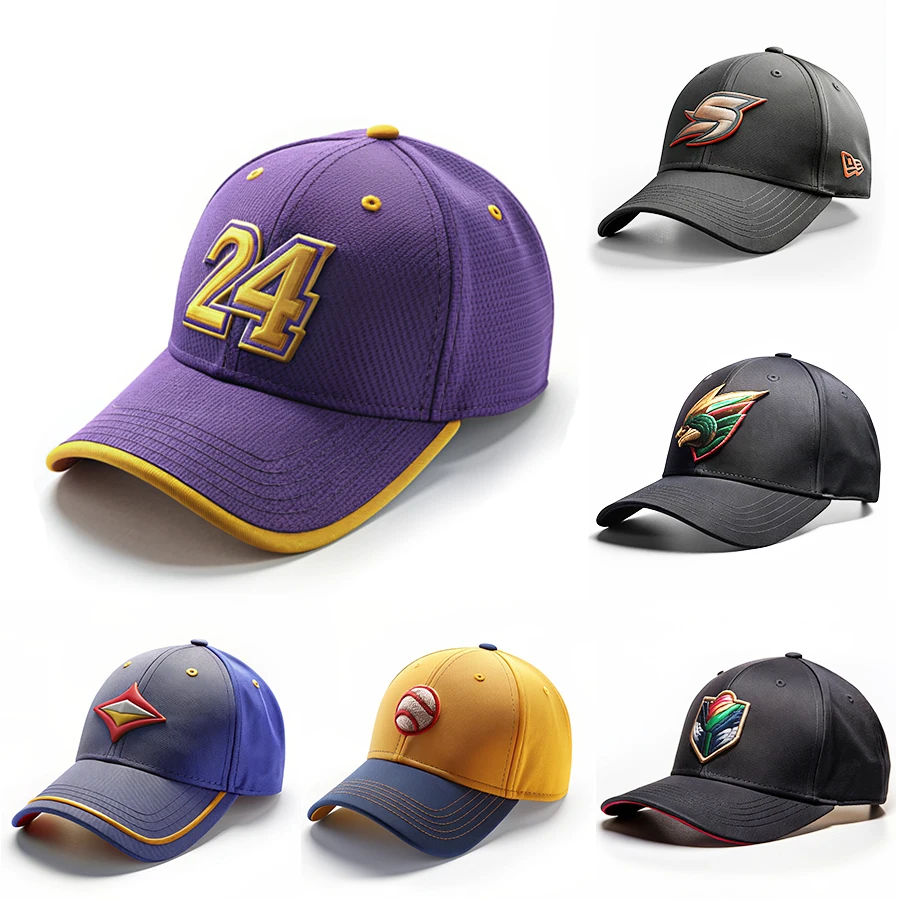 Custom 3D Embroidery 6 Panel Unisex Sport Logo Cotton Golf Mens Cap  Casual Cap Custom Baseball Cap