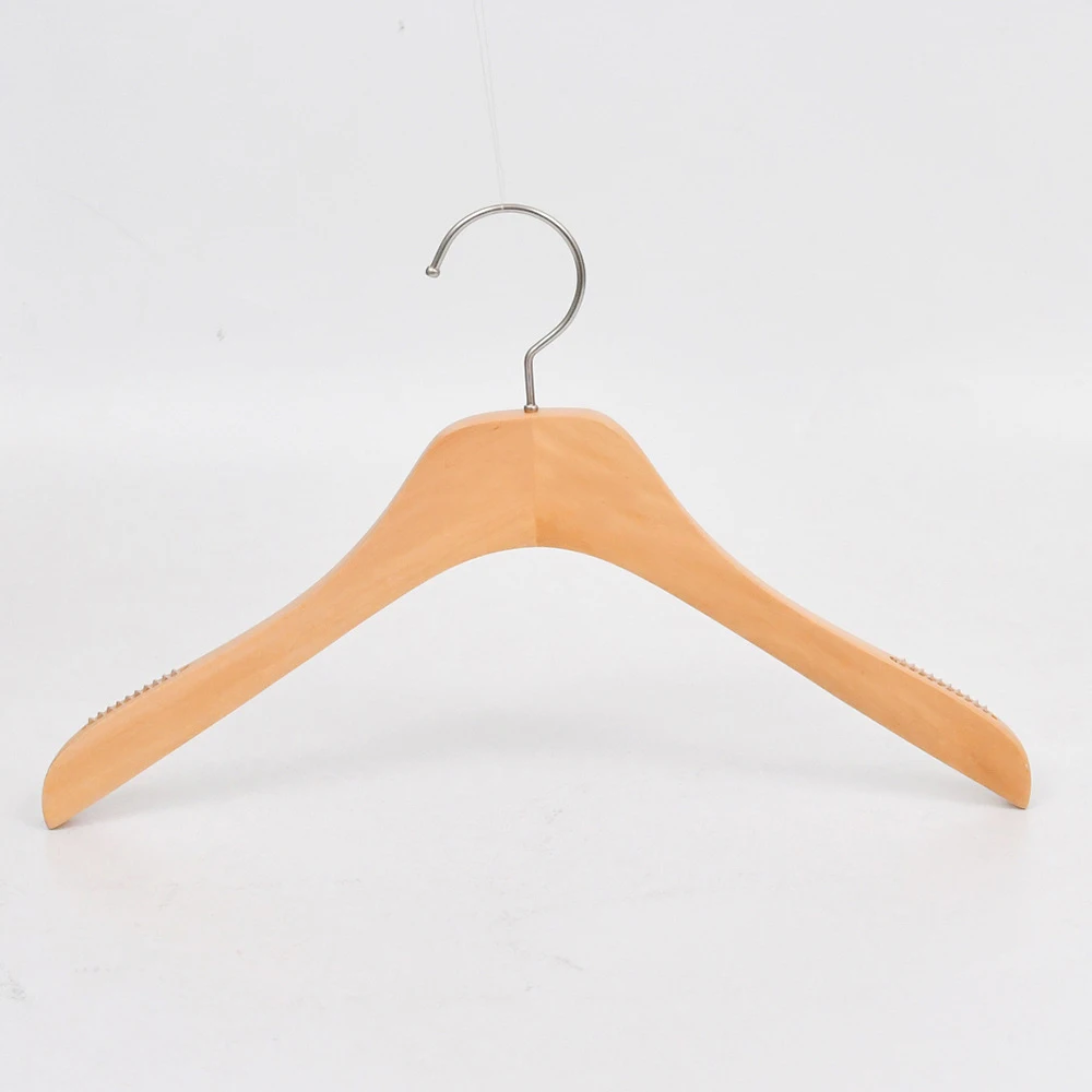Zara style hangers wood durable adjustable hanger for socks with clip rack personalized space saver coat hanger wholesale