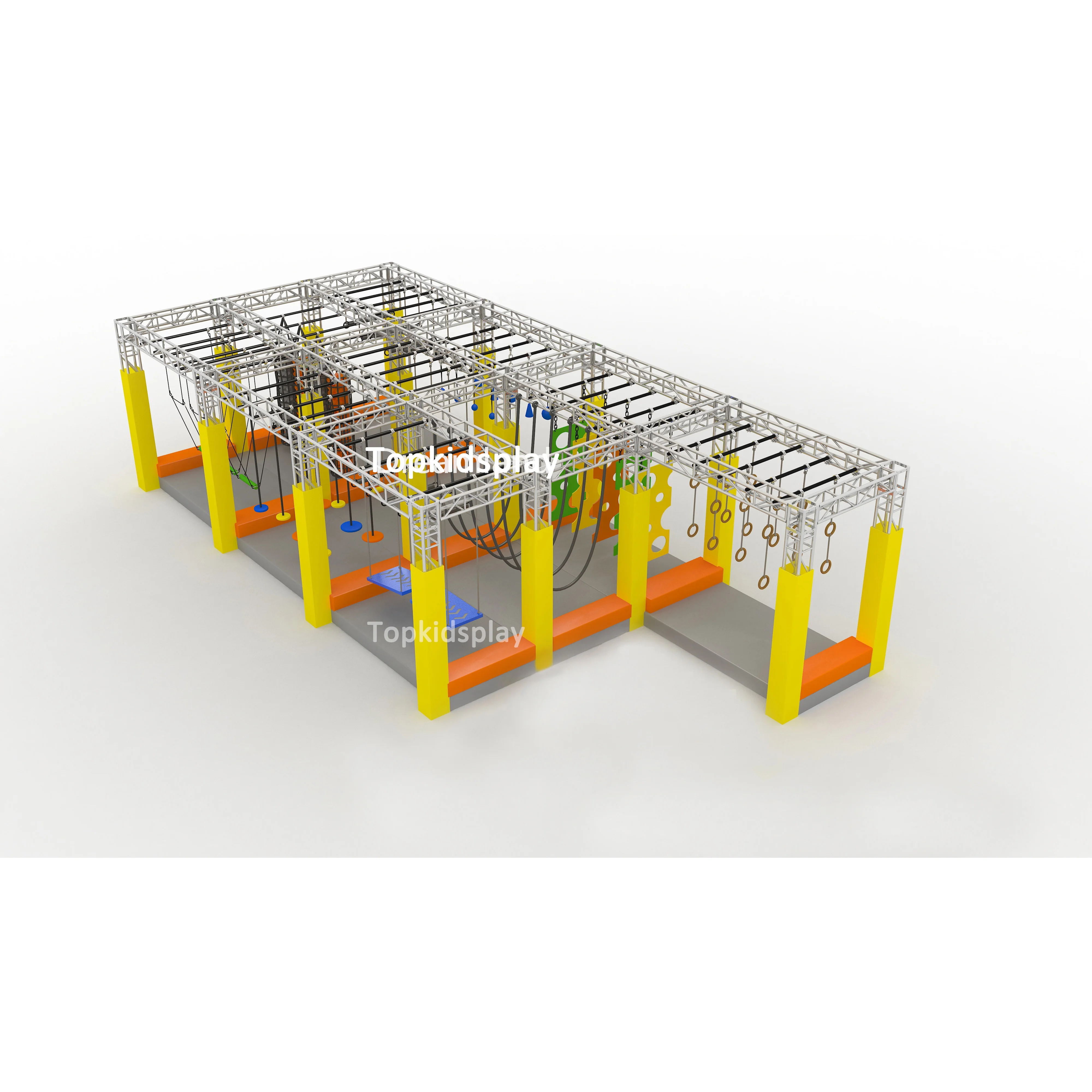 Крытый парк Американский ниндзя воин препятствия для детей для продажи взрослые и дети без защитной сети под заказ Topkidsplay принимается