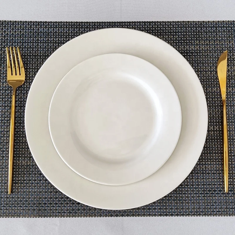 12 piece plain white dinner sets ceramic tableware set classic ceramic dinnerware