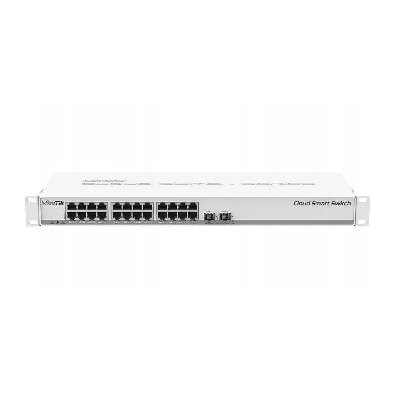 High Quality Mikrotik CRS326-24G-2S+IN 10 Gigabit quiet desktop switch 24 electric port 20000 megabit optical port