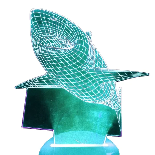 Hot Sale High Quality 3D Illusion Table Lamp Lighting 3D Colorful LED Night Light