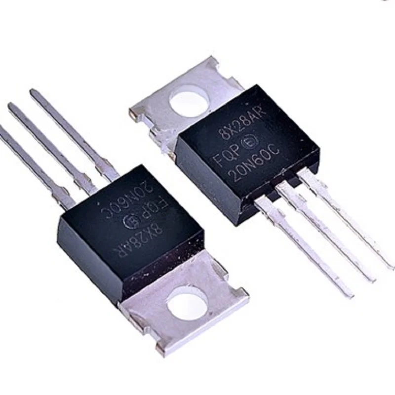MOSFET Transistors N Channel 600V 20A 39W Through Hole TO220 20N60 FQP20N60C