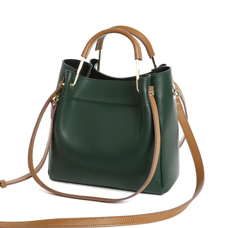 Famous Brand Genuine Leather Manufacturers Fashion Waterproof China Factories Tote Bag Luxury Women Shoulder Crossbody Handbags