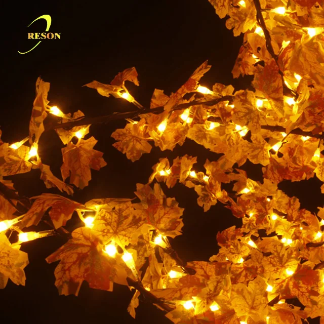 Wholesale PVC LED Tree Maple Leaf Lights IP65 Rated for Outdoor Christmas Landscape Wedding Home Decoration