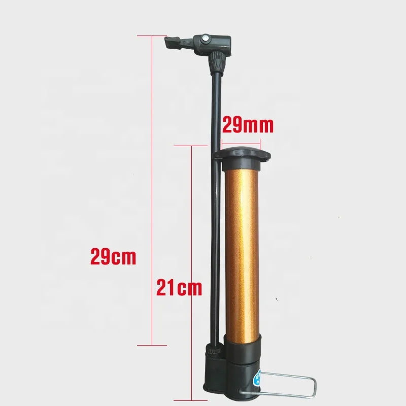 Bicycle Pump Stainless Steel Basketball Hand Air Pump Portable Ball Inflating Pump Tools with Air Needle Air&Ball Net Bag