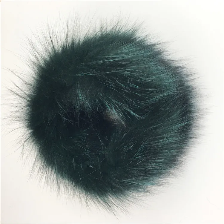 2021 Liyafur New Girls Women Luxury  Real Fox Fur Neck Warmer Fashion Custom Made Headband