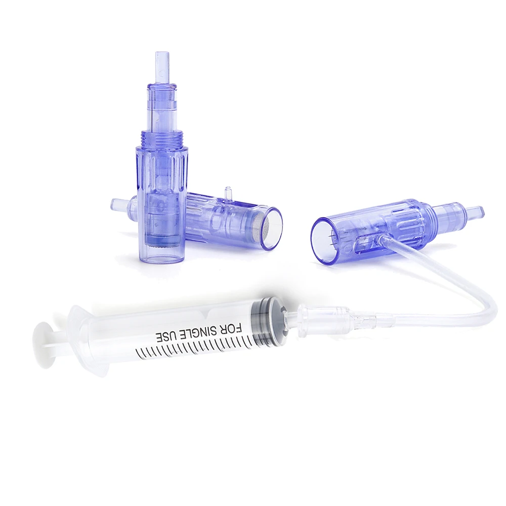 MONA Hydra Injector Derma Pen Needle Cartridge Microneedling With Syringe Tube Anti_Back Flow Mode Face And Body