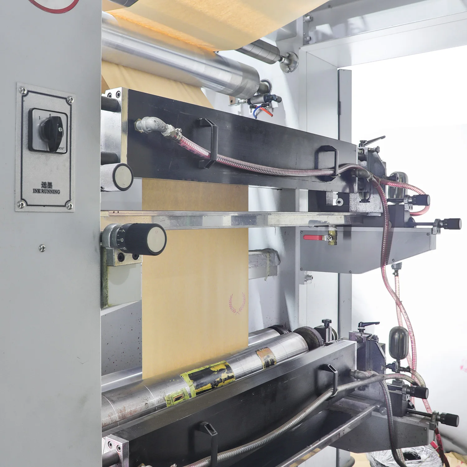 Paper Bag Making Machine For Paper Bags Square Bottom Paper Bag Making Machine Price With Flexo Print Machine