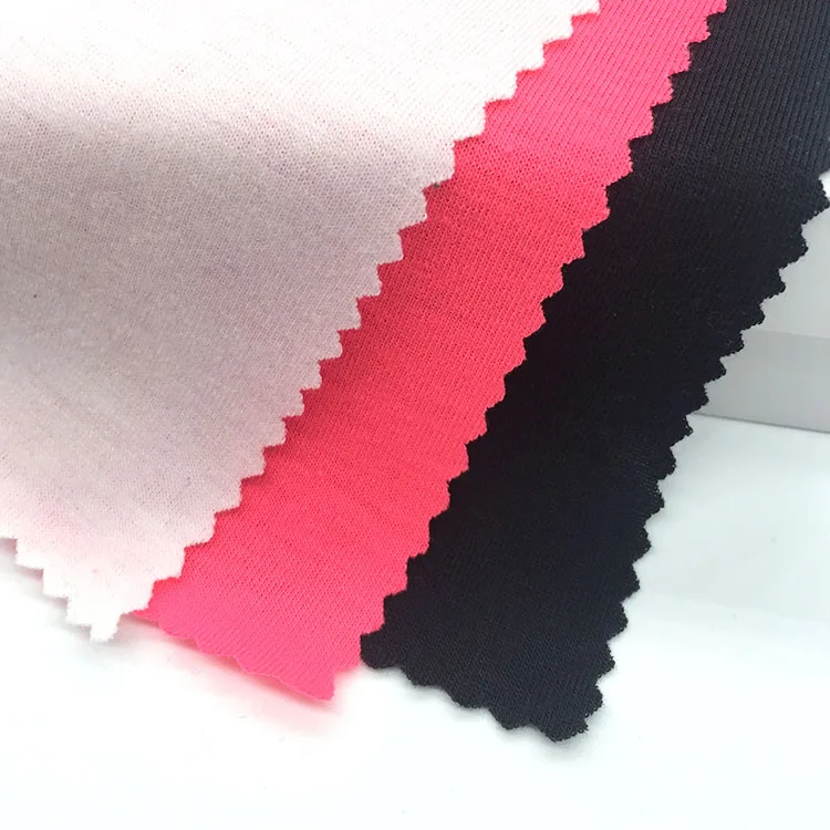 Ring Spun Polyester Single Jersey Fabric Bangladesh Hot Selling 95%Polyester 5%Spandex Spun Polyester Single Jersey Fabric