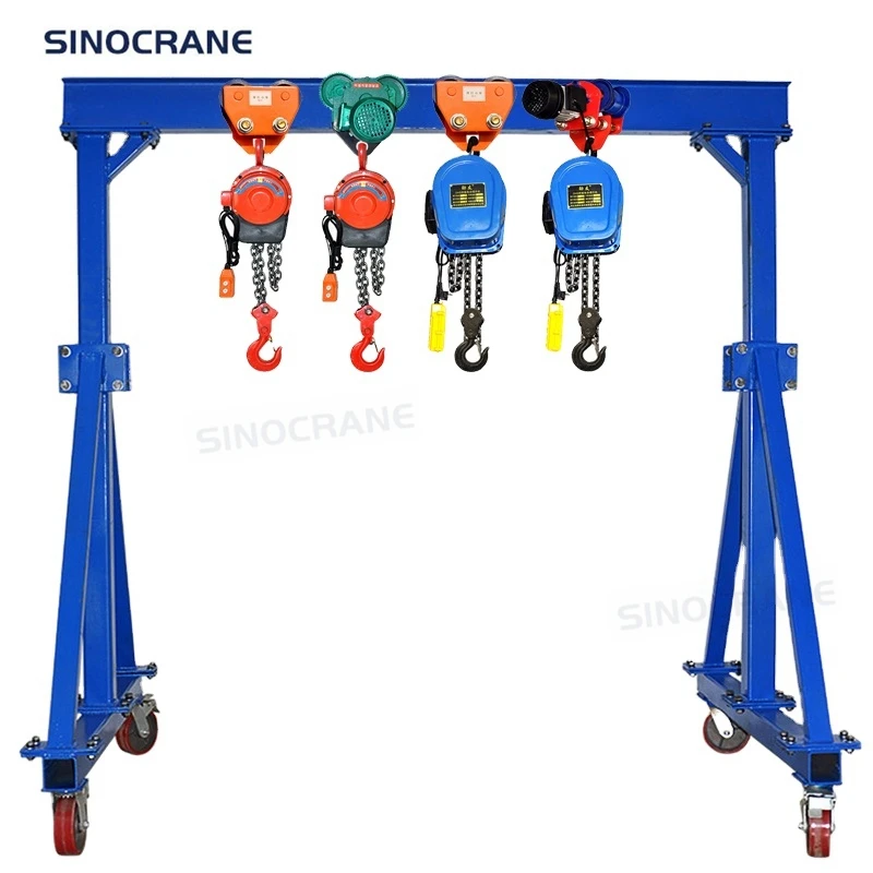 Hot Selling Portable 3 5 Ton Small Warehouse Used Mini Mobile Lifting Gantry Crane Supplier