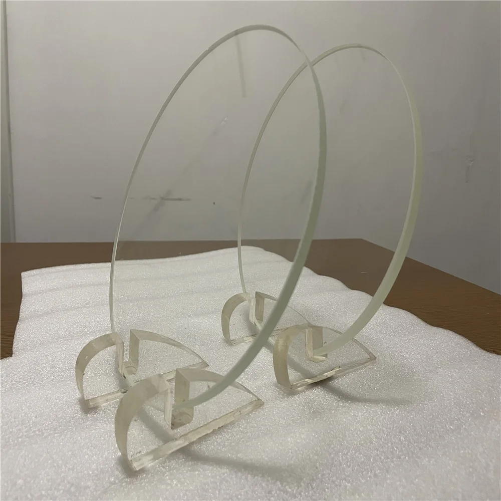 Factory Price Fire Resistant Round High borosilicate Glass with High-Heat Resistance