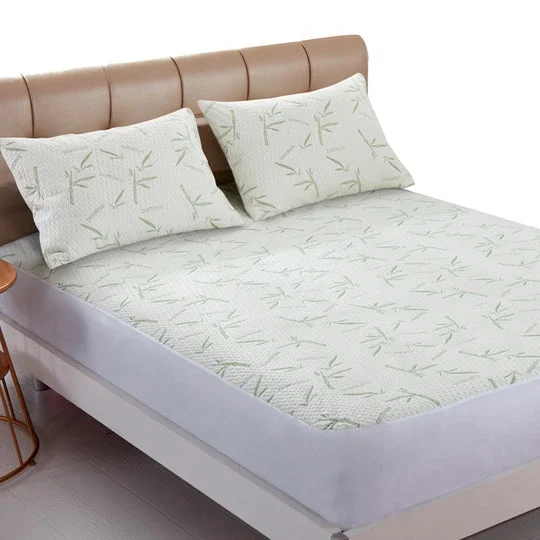 Kingworth Waterproof Topper Bedroom Furniture Bed Bamboo Mattress Topper Mattress Protector